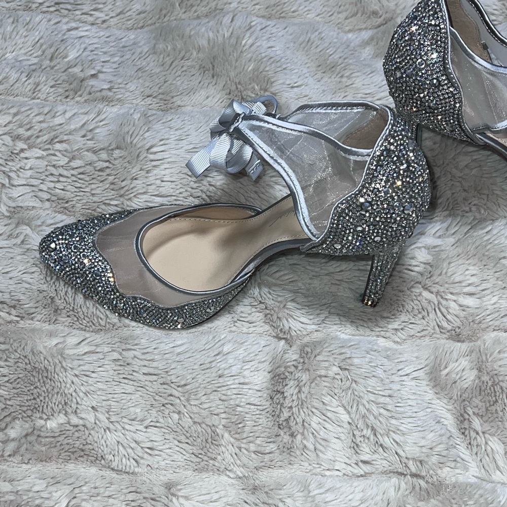 W7.5 Betsey Johnson Rhinestone Stilettos - Picture 5 of 14